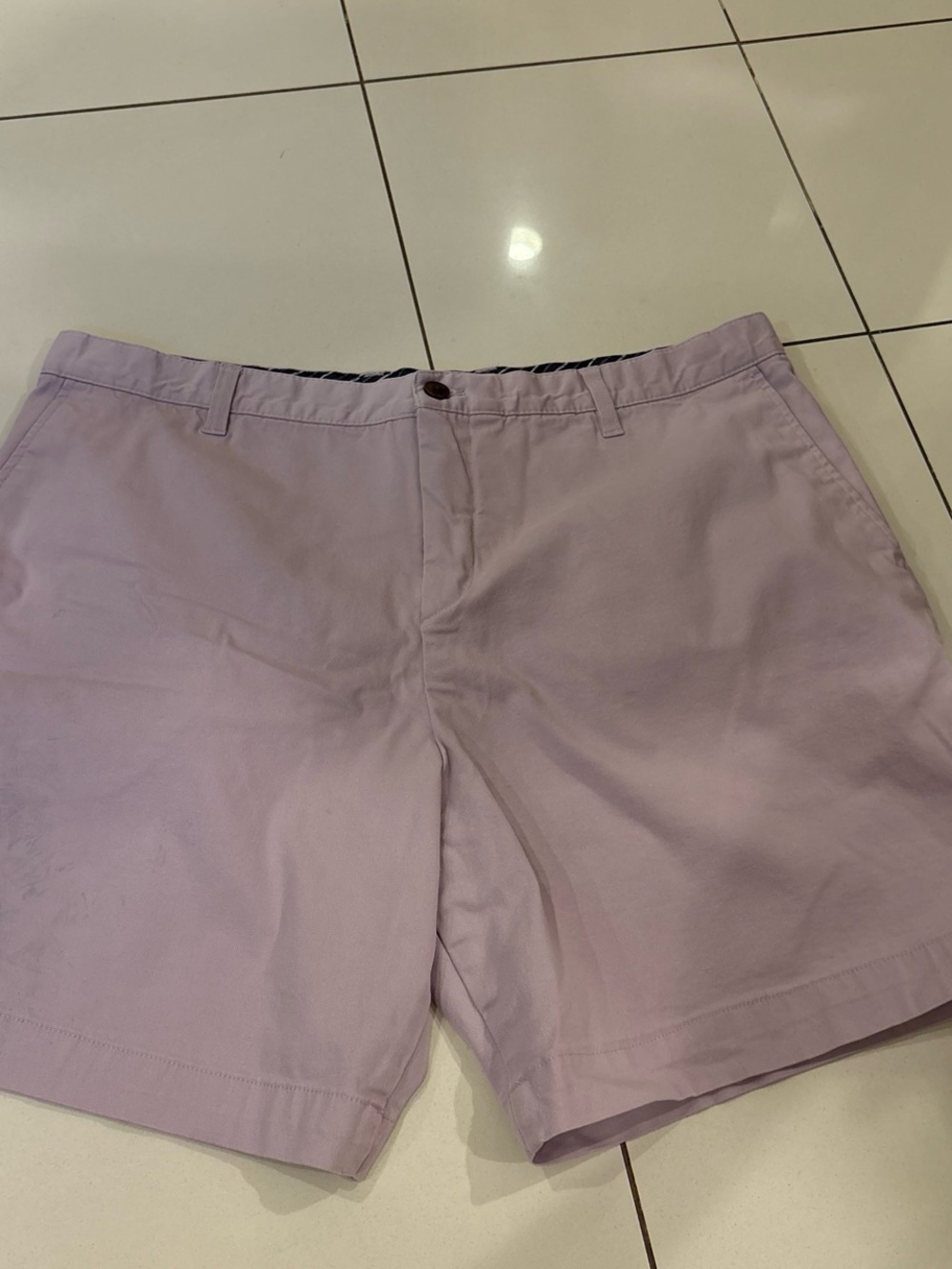 Ted Baker Light Lavender Flat Front Shorts